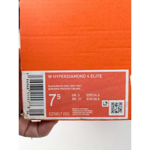 Nike Women's HyperDiamond 4 Elite Softball Cleats - Picture 8 of 8
